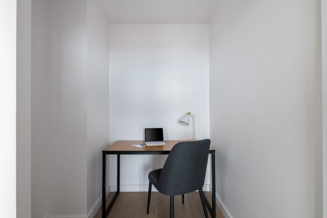 dedicated work area for business guests