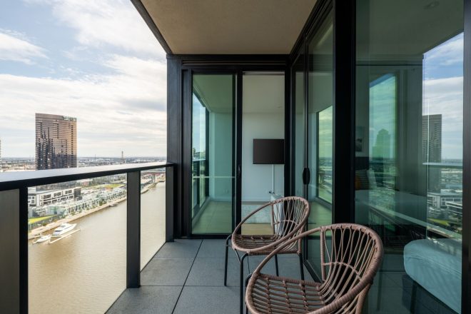 private balcony sea views melbourne